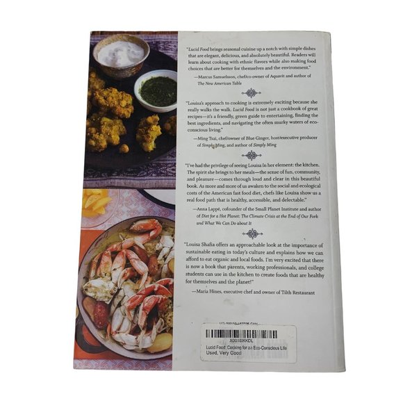 Lucid Food Cooking for an Eco-Conscious Life Louisa Shafia Paperback Cookbook - Picture 3 of 9